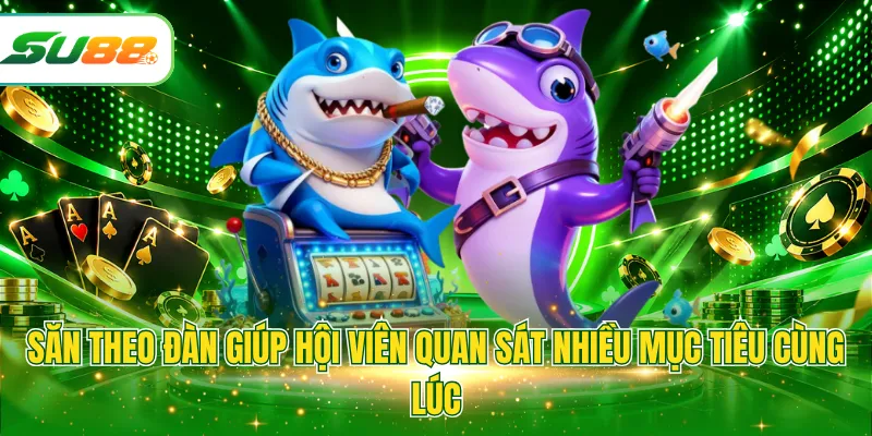 Săn theo đàn giúp hội viên quan sát nhiều mục tiêu cùng lúc
