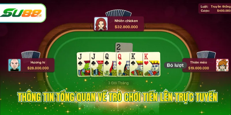 Thông tin tổng quan về trò chơi tiến lên trực tuyến