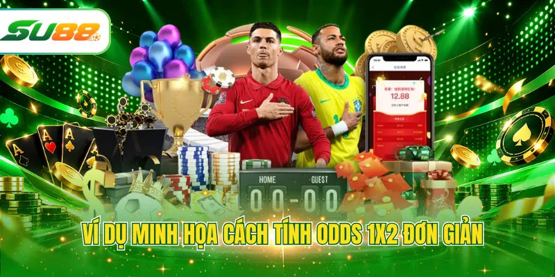 Ví dụ minh họa cách tính odds 1X2 đơn giản